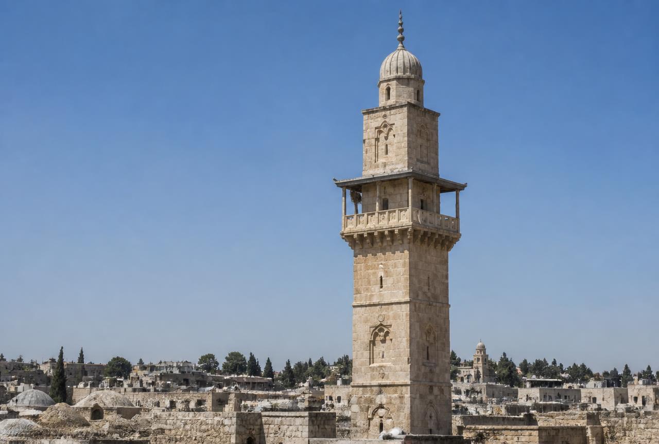 المئذنة المربعة الشامية