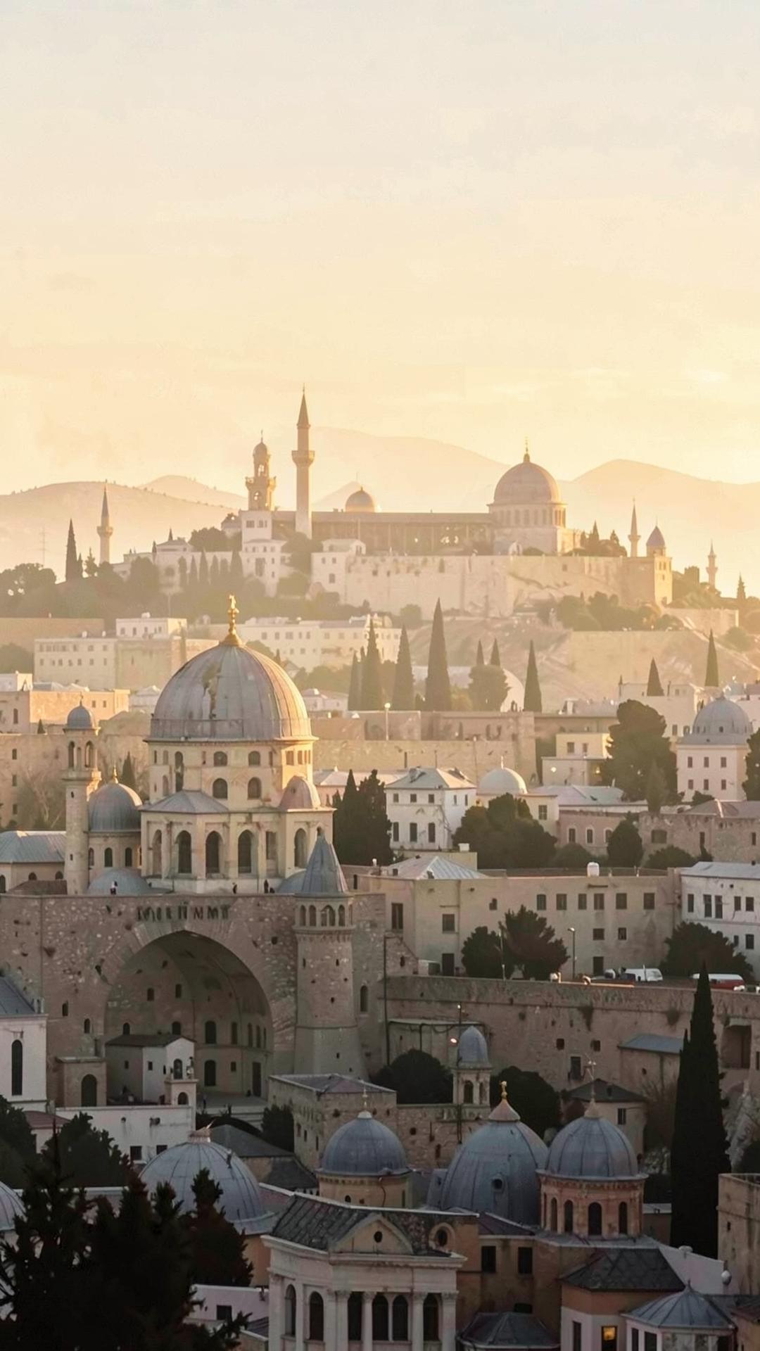 شروق فوق القدس القديمة